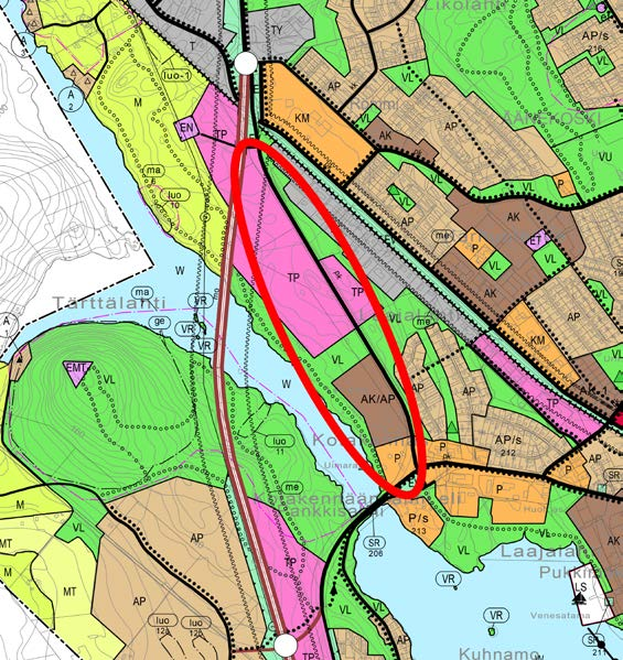 18 Kuva 14. Ote Keski-Suomen 4. maakuntakaavasta ja km -merkinnästä. 4.3 Yleiskaava Äänekoskella ei ole voimassa olevaa oikeusvaikutteista yleiskaavaa.