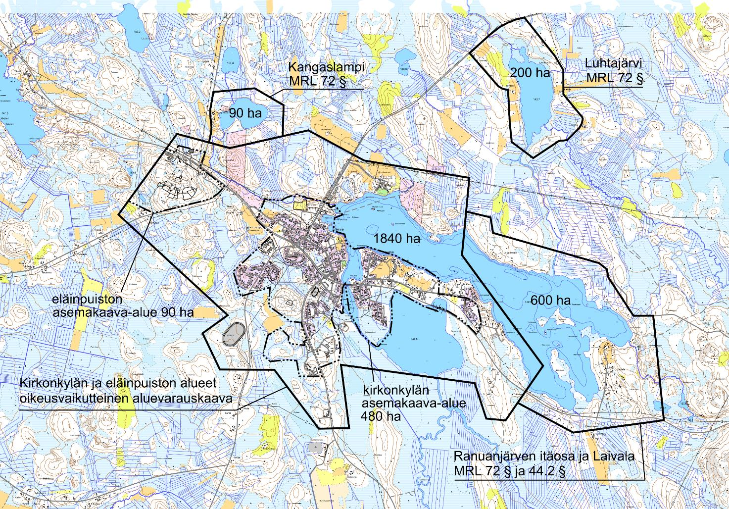 RANUAN KUNTA RANUA Kirkonkylän osayleiskaava MRL 63 :n mukainen OSALLISTUMIS- JA ARVIOINTISUUNNITELMA 12.9.