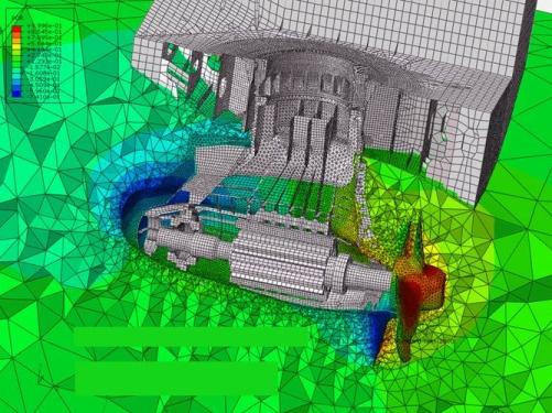 16 Ruoripotkurin värähtelyjen selvitys virtuaalisesti Case Asiakas: ABB Marine Oy Haaste: Perinteinen moodi-analyysi on käytännössä mahdoton haastavissa käyttöolosuhteissa.