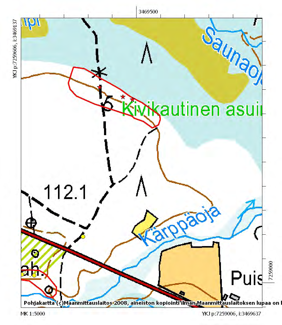 30 DG526:1. Kangas. Itäisin painanne etualalla, kaakosta.10.9.2008.