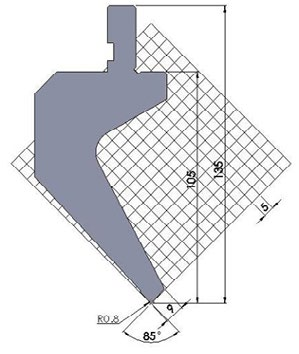 Standard upper tools 85 1009 1010 Max tons: 80 t/m Max tons: 40 t/m 1011 Max tons: 80 t/m 1012 Max tons: 70 t/m 1013