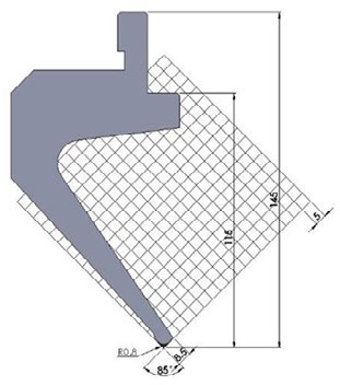 Standard upper tools 85 1018 1019 Max tons: 80 t/m 1020 Max tons: 60 t/m Standard upper tools 88 1030 1031 Max