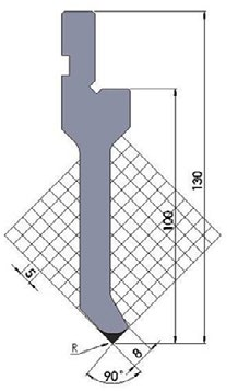 Standard upper tools 90 1050 1051 Max tons: 35 t/m 1052 Max tons: 80 t/m 1053 Max tons: 80 t/m 1054 Max tons: 20 t/m