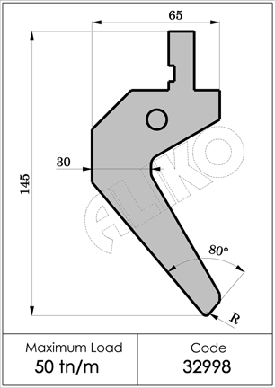 ALIKO style tooling, upper