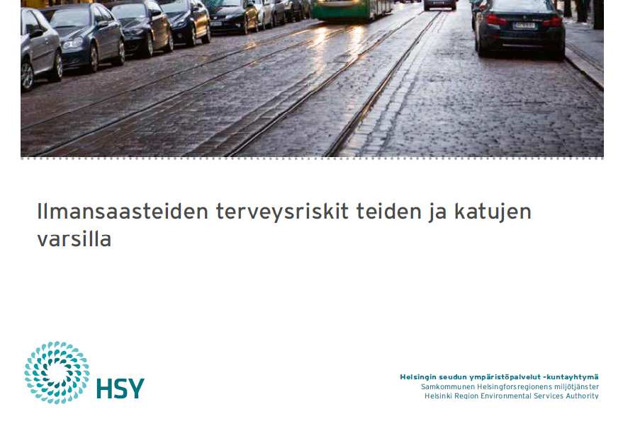 Kiitos! Työryhmä: HSY Päivi Aarnio, Anu Kousa, Liisa Matilainen, Tarja Koskentalo, Maria Myllynen THL Timo Lanki, Virpi Kollanus, Tarja Yli-Tuomi, Pekka Taimisto https://www.hsy.