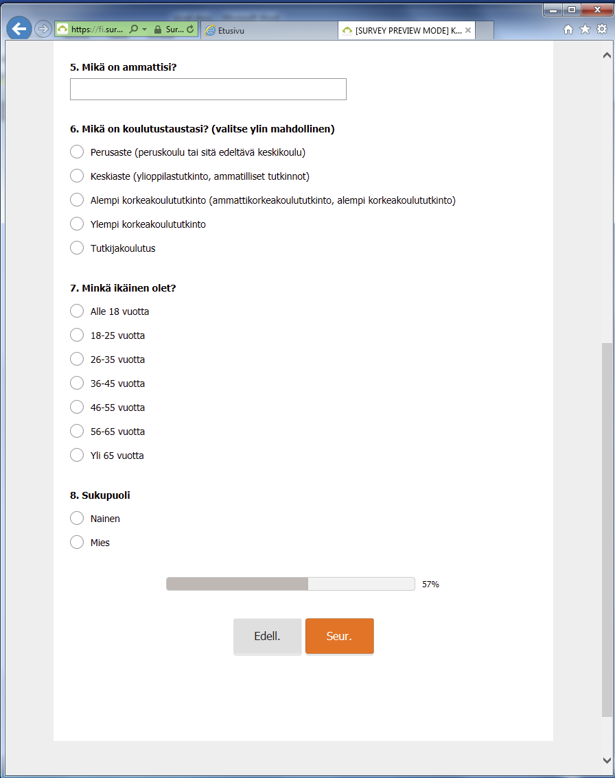 ITSENSÄTYÖLLISTÄMINEN JA