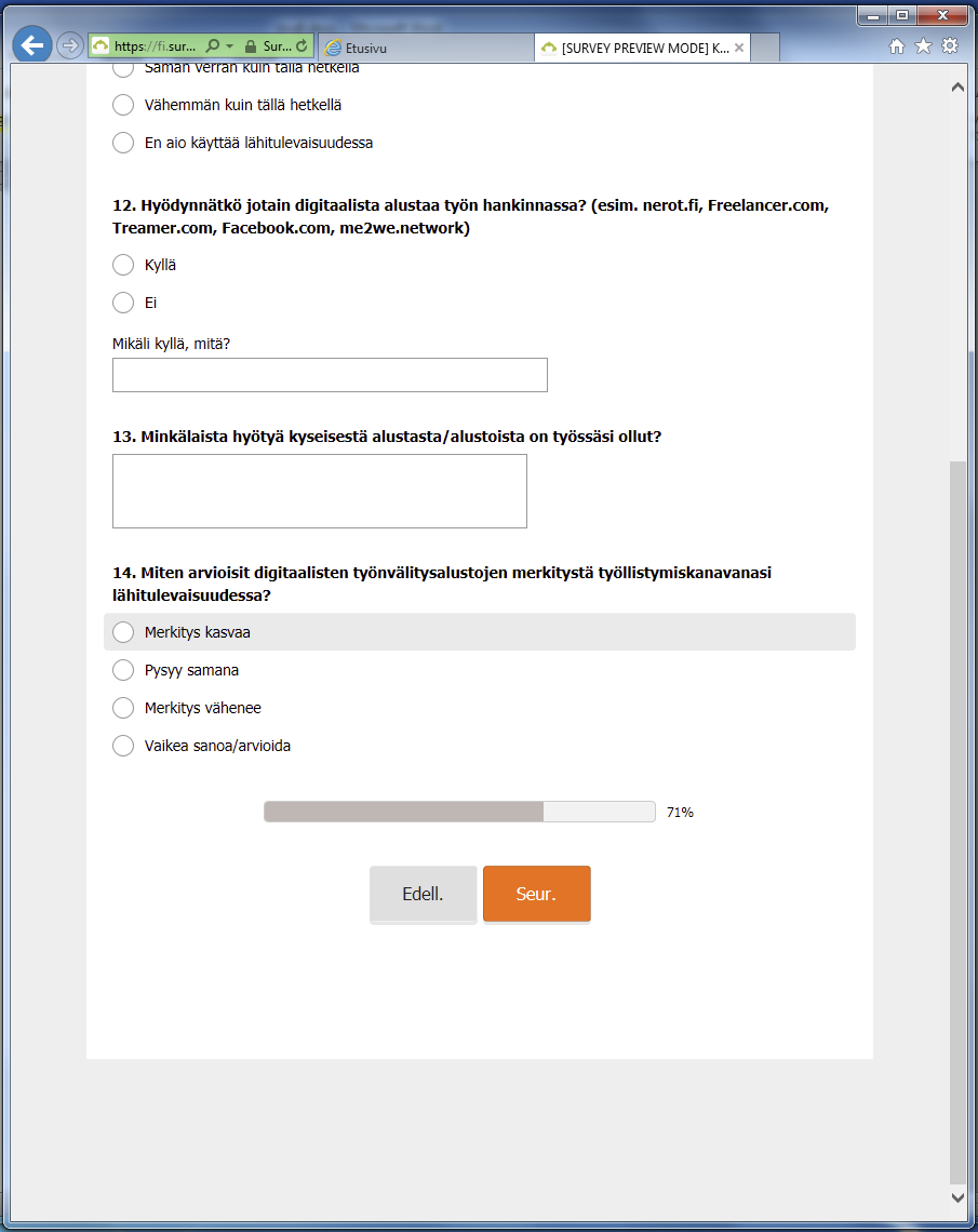 ITSENSÄTYÖLLISTÄMINEN JA