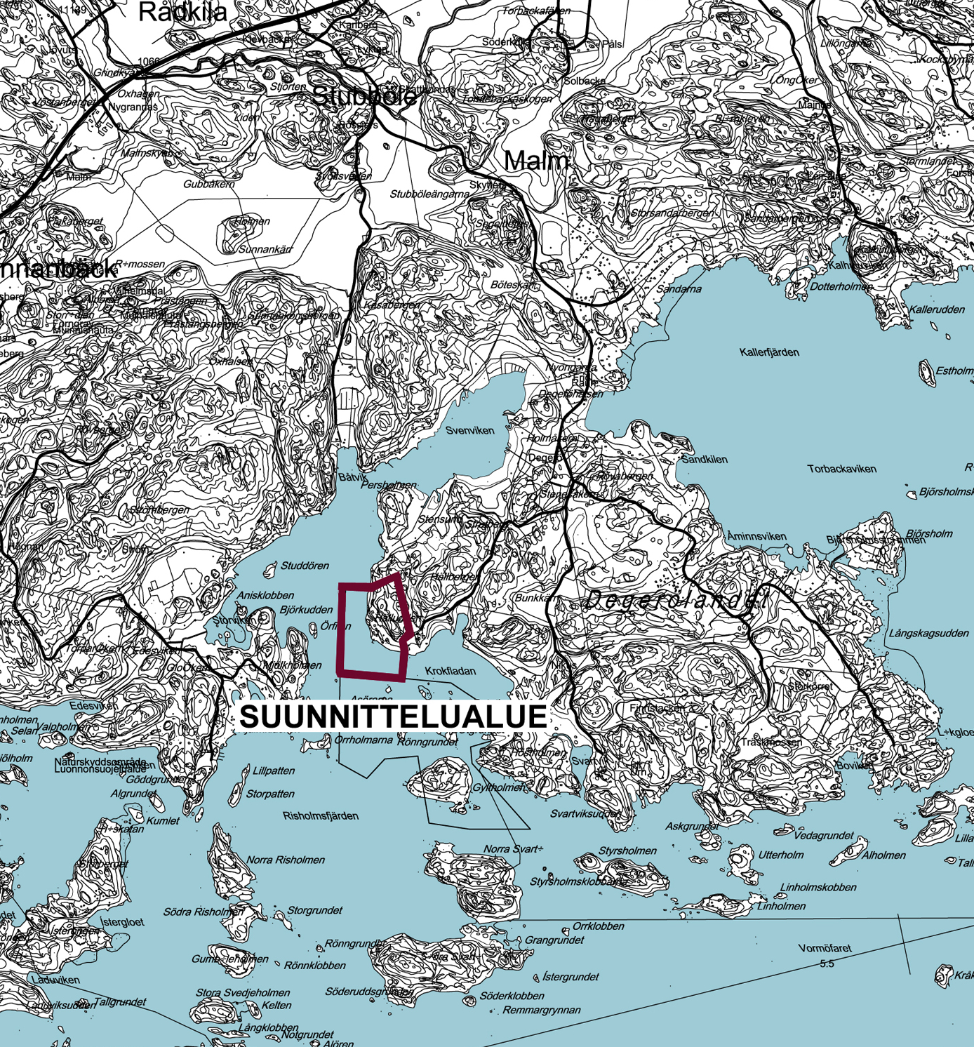 R N& Arkkitehtuuri- ja maisemasuunnittelu Pohjakartta-aineisto Maanmittauslaitos