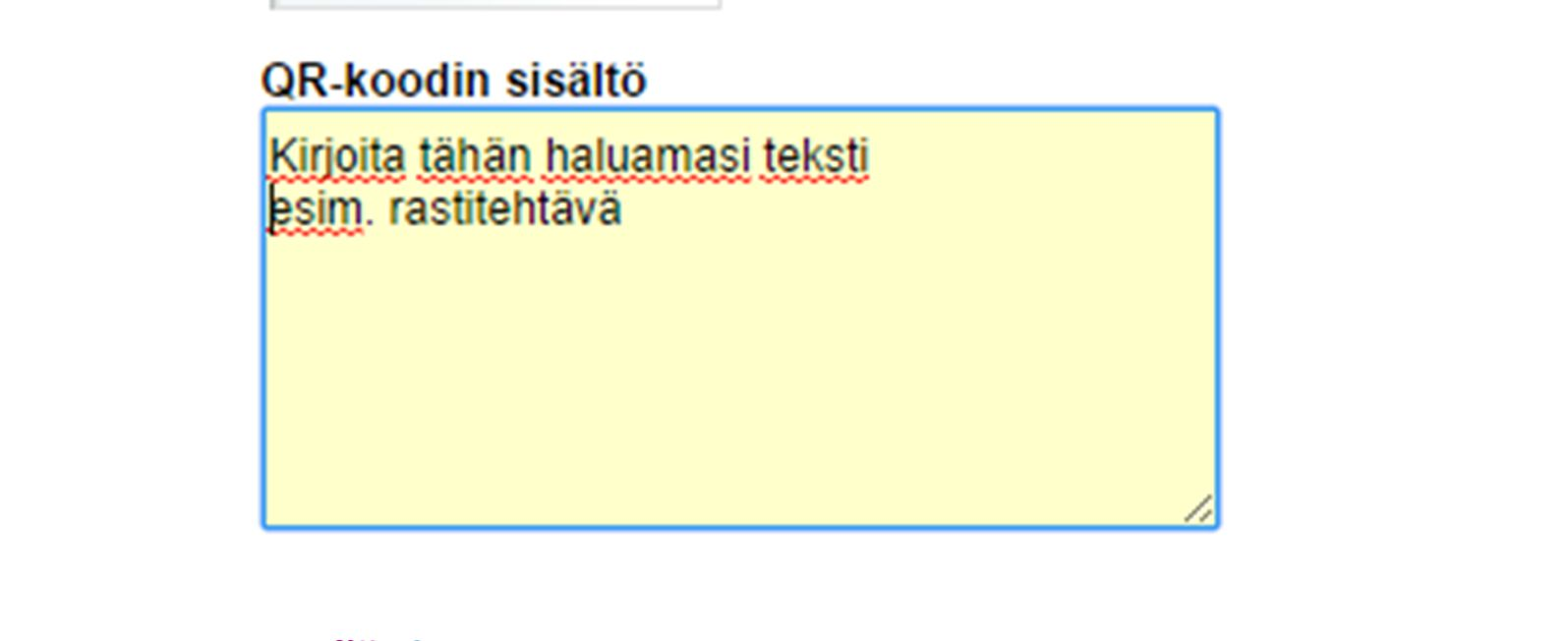 Kirjoita tai tuo