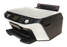 Arviot: 200 euron hintaluokka Lexmark X5470 Dell 926 Canon Pixma MP600 Epson Stylus RX560 Edustaja: Lexmark Finland, www.lexmark.fi Hinta: 129 euroa Takuu: 1 v vaihtotakuu Edustaja: Oy Dell Ab, www.