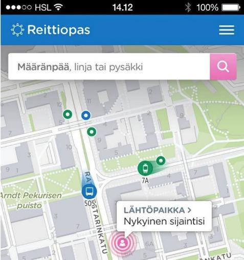 Reaaliaikainen liikennetieto joukkoliikenteestä HSL-alueella jo käytössä