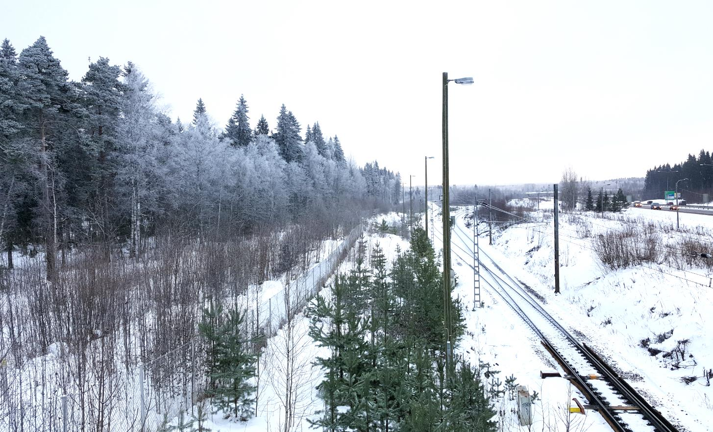 Suunnittelualuetta viistoilmakuvassa.