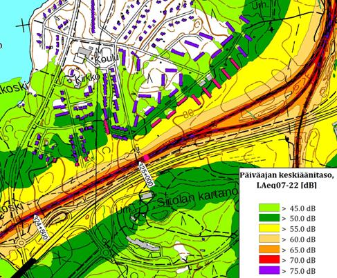 melutasojen ohjearvoista (993/92) päivällä 2 db(a) ja yöllä 5 db(a). Mittarin epävarmuustekijä on ± 1 db(a).