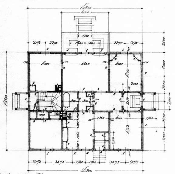 Keravan vankila 150 2011 Arkkitehtitoimisto Okulus Apulaisjohtajan asuntorakennuksen piirustuksista on tiedossa vain 1929 laaditut alkuperäissuunnitelmat ja vuoden 1992 peruskorjauksen suunnitelmat.