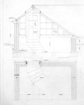 Keravan vankila 158 2011 Arkkitehtitoimisto Okulus Kasvihuoneen ja puutarhurinasunnon suunnitelmat 5.5.1929.