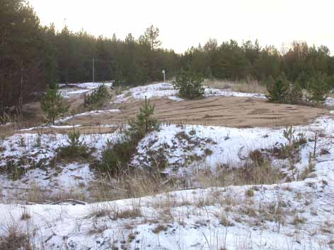 KOHDEKORTIT Paikan nimi R8 tuliasema Luontotyyppi Harmaadyyni Sijainti R8 Vaurion laatu Laajalla alueella levykulutusta ja kaivantoja.