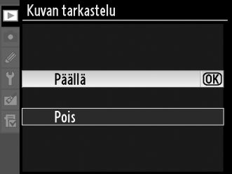 3 Valitse valikko. Valitse haluamasi valikko painamalla 1 tai 3. s 4 Siirrä kohdistin valittuun valikkoon. Siirrä kohdistin valittuun valikkoon painamalla 2. 5 Korosta valikon kohta.