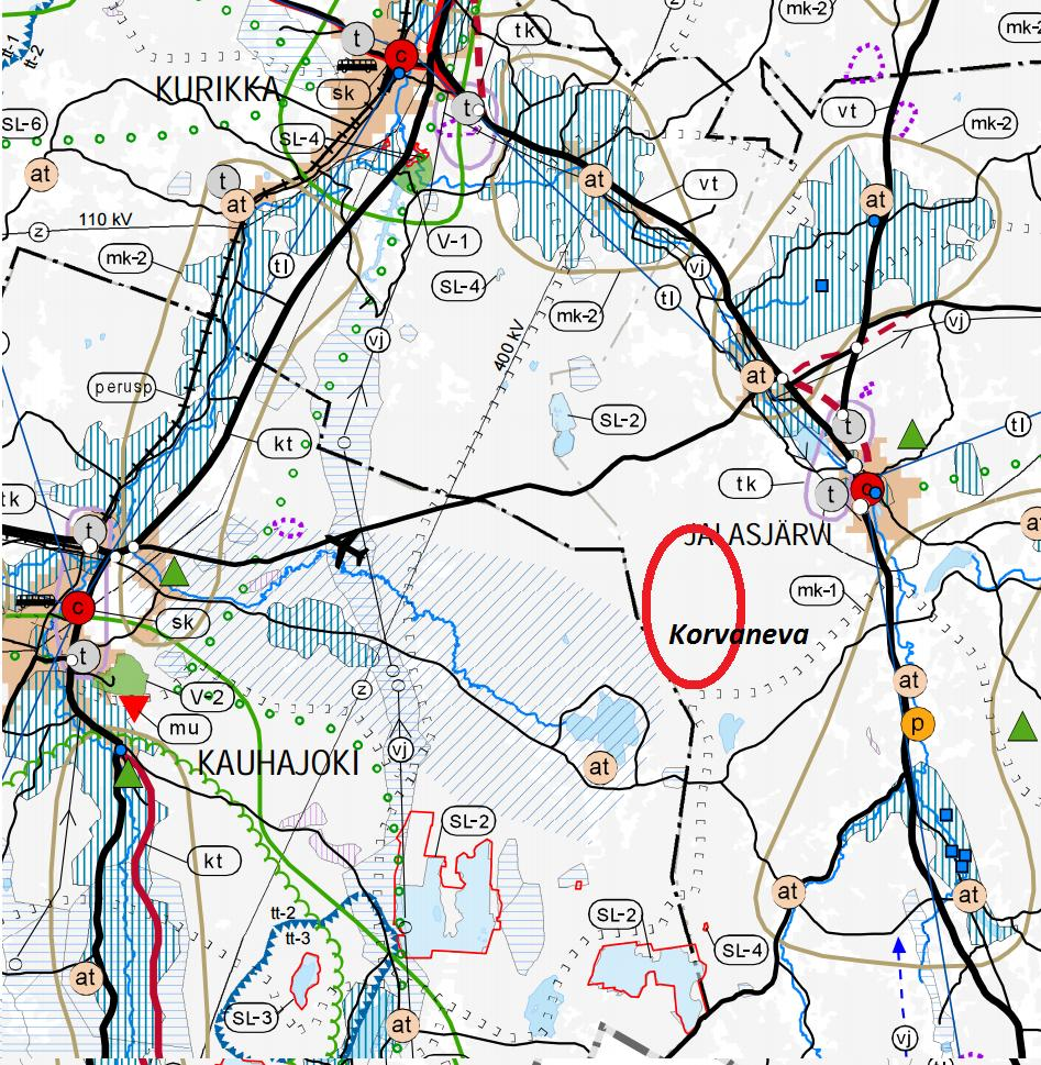 25 luonnonsuojelualueet sekä valtioneuvoston hyväksymät suojeluohjelmat ja päätökset sekä Natura 2000- verkosto.