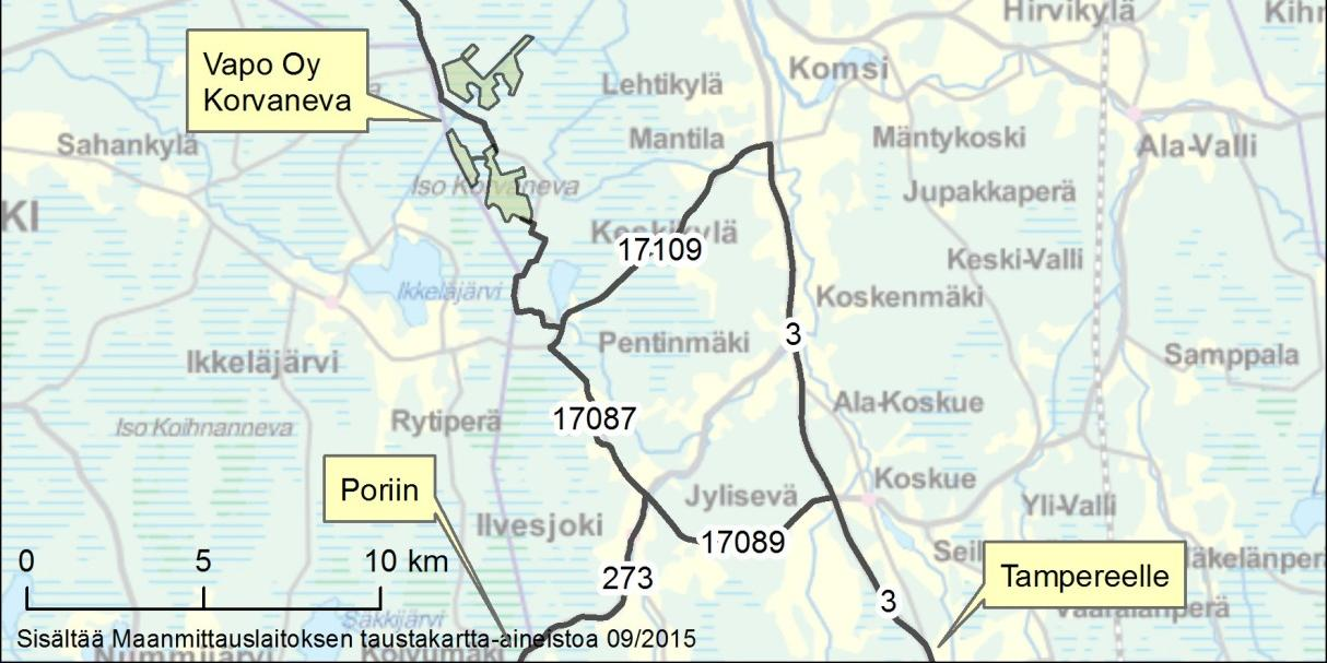 27 Ympäristöhallinnon Oiva-palvelun mukaan Korvanevan lähiympäristössä ei sijaitse maisemallisesti tai kulttuurihistoriallisesti tärkeitä kohteita.