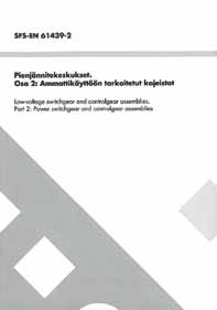 Erikoisnumero tammikuu 2011 Ajankohtaista sähkö- ja elektroniikka-alan standardoinnista SESKOn alueelta julkaistut ja vahvistetut SFS-STANDARDIT 2010 SISÄLTÖ IEC-, EN- ja SFS-standardien valmistelu.