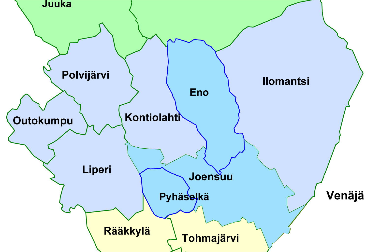 TOIMINTA-ALUE maapinta-ala 2382 km 2 asukasluku