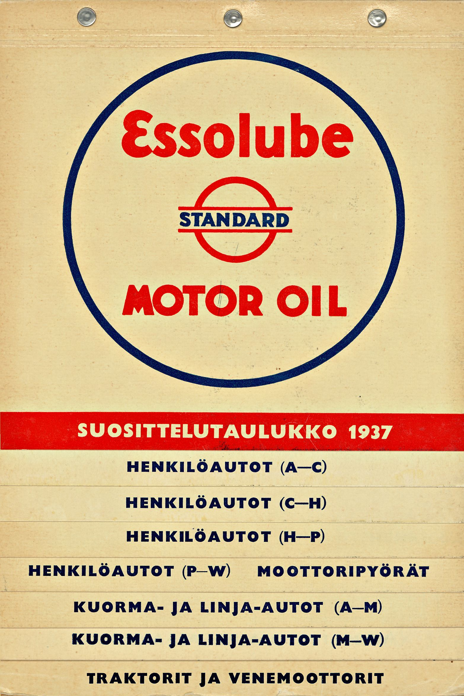 Cssolube MOTOR OI L HENKILÖAUTOT (AC) HENKILÖAUTOT (CH)