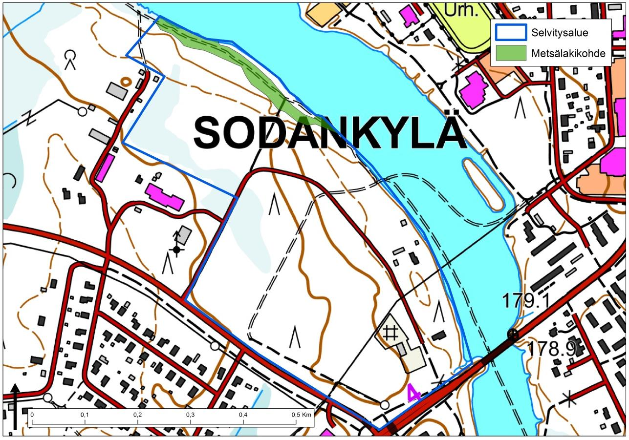 SODANKYLÄN KUNTA Pohjois-Suomessa yleisiä ja elinvoimaisia luontotyyppejä (LC).