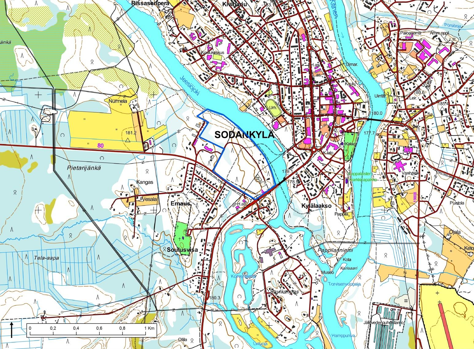 SODANKYLÄN KUNTA 1 JOHDANTO Tämä luontoselvitys on laadittu Metsävainion asemakaavatyötä varten Sodankylän kunnan toimeksiannosta.