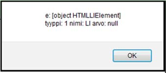 <!DOCTYPE HTML> <html> <head> <meta charset="utf 8"> <title>dom esimerkkipohja</title> </head> <body> <h1 class="palkki">my: Meidän Yritys</h1> <p>tervetuloa Meidän Yritykseen!