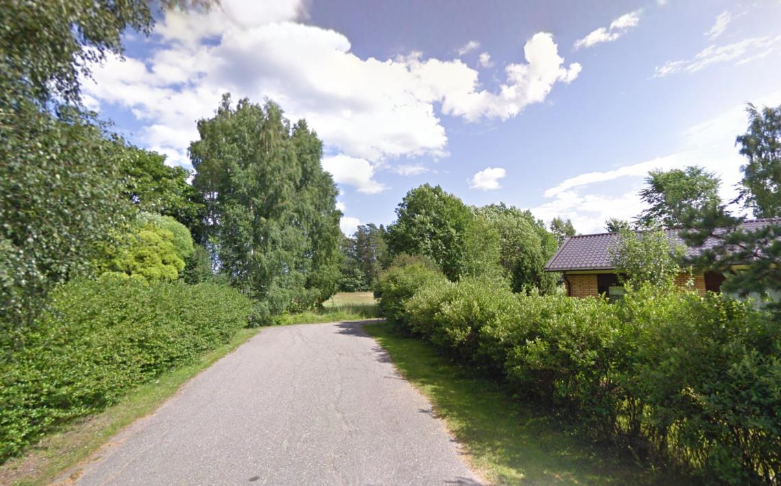 11 Pellon reunoihin on jäänyt pensaita ja koivuja omakotitalojen suojaksi, samoin länsirajalle kaavoitettu kevyen liikenteen reitti on rakentamattomana