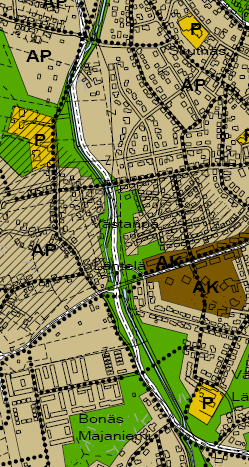 3. Detaljplaner som torde färdigställas inom den andra hälften av 2010 3.1 Bangården, ny detaljplan Avsikten är att planera området för utrymmeskrävande handel.