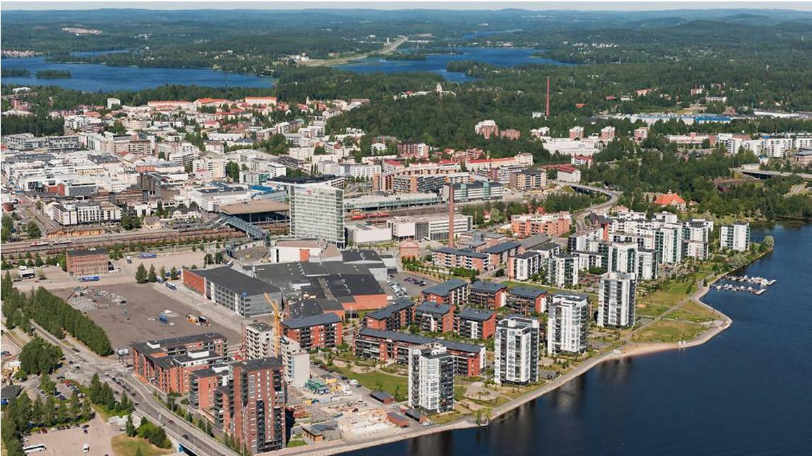 JYVÄSKYLÄN KANGAS Jyväskylän keskusta-alueen lähivuosien merkittävin kaupunkikehityshanke 2011-2035 Seppälä Kangas Keskusta Kankaan sijainti