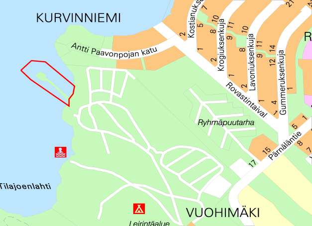 SAVONLINNAN KAUPUNKI, ASEMAKAAVAN SELOSTUS VUOHIMÄEN LEIRINTÄALUEEN RANTA-ALUE, 16. KAUPUNGINOSA, KOHDE 1 PERUS- JA TUNNISTETIEDOT 1.