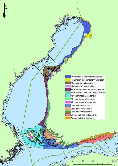 ~1 km ~10 km Skemaattinen kuva Seurantaverkoston pisteiden valinta Kuva 2. Luontotyyppien seurantaohjelman näytteenottostrategia (skemaattinen kuva!).