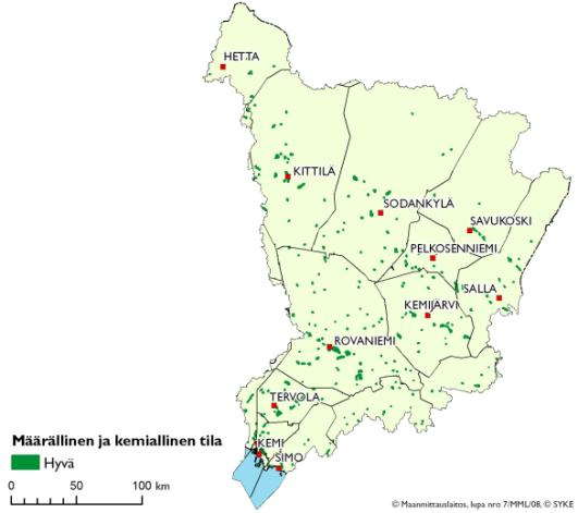 5 Pohjavesien tila Lisää viraston