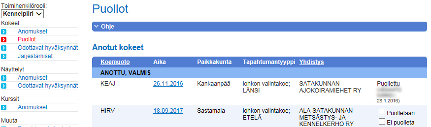 17.8.2016 4(8) Valmiin anomuksen puoltaminen Anomuksen ohjaustiedot määrittelevät vaatiiko työnkulku anomuksen puoltamista tai hyväksymistä.