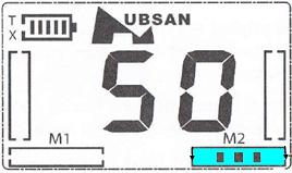 Hubsan 4-kopteri X4 H107CHD K Ä Y T T Ö O H J E sivu 19 Ohjaimen Herkkyys-säädöt (Normaali ohjaintila) Paina eteen/taaksepäin suunnan M2:oikeaa tai M1:vasenta ohjainsauvaa pohjaan noin sekunnin,