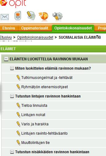 1. Oppilaat tutustuivat Opitin opintokokonaisuuteen, jossa he opiskelivat