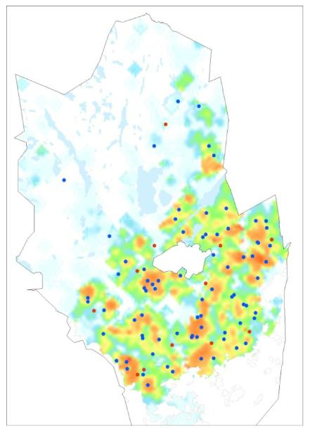 Population 7-15 år och skolor, 2016