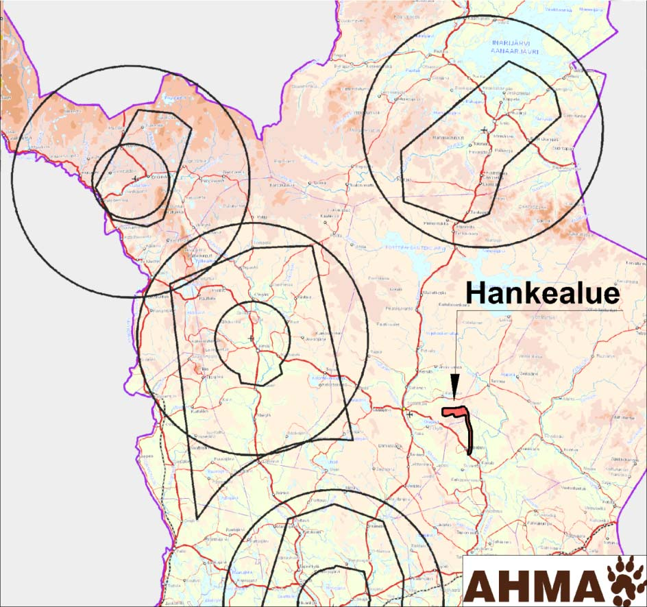 102 Kuva 10-3. Palkisvaara Kannusvaaran tuulipuistoalue suhteessa Finavian korkeusrajoituspintoihin (Finavia 2013). 10.3 Vaikutukset tieliikenteeseen Rakentamisen aikaista ja huoltoliikenteen määrä arvioidaan ja verrataan sitä nykyisiin liikennemääriin.