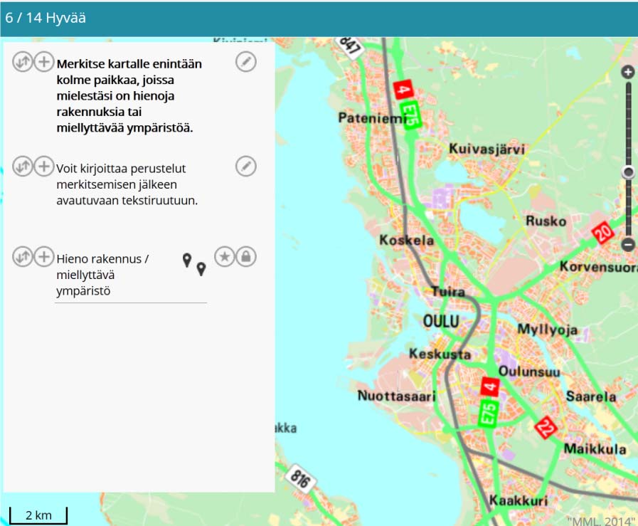 HARAVA Karttapohjainen kyselypalvelu Edistää kansalaisten ja yhteisöjen