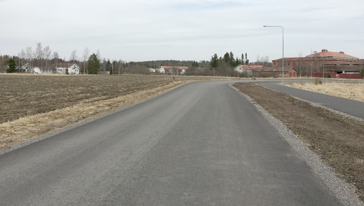 Juvankatu Kuva Moisionkadulta, kohdealue sijoittuu kadun vasemmalle