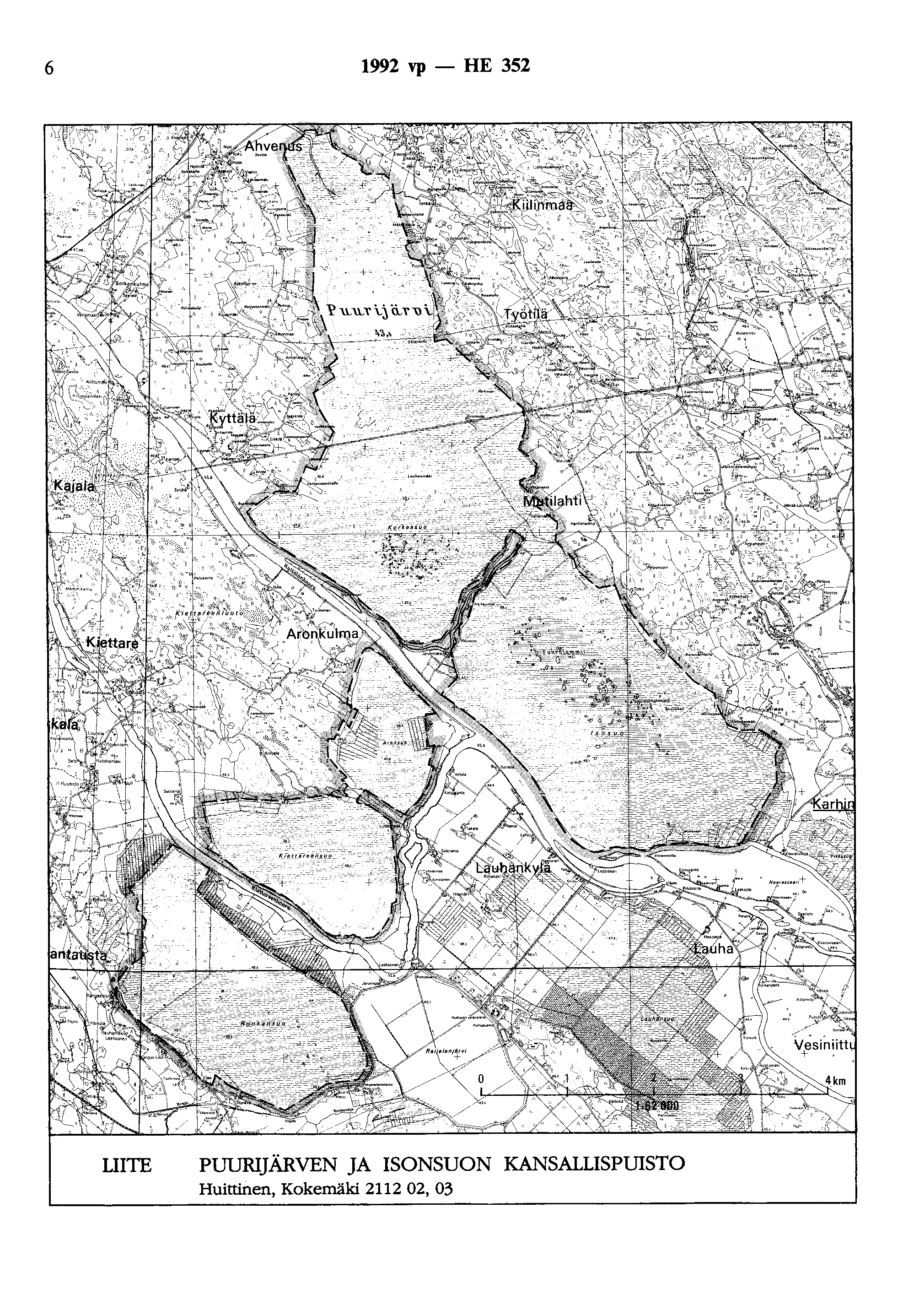 6 1992 vp - HE 352 UITE PUURIJÄRVEN JA ISONSUON