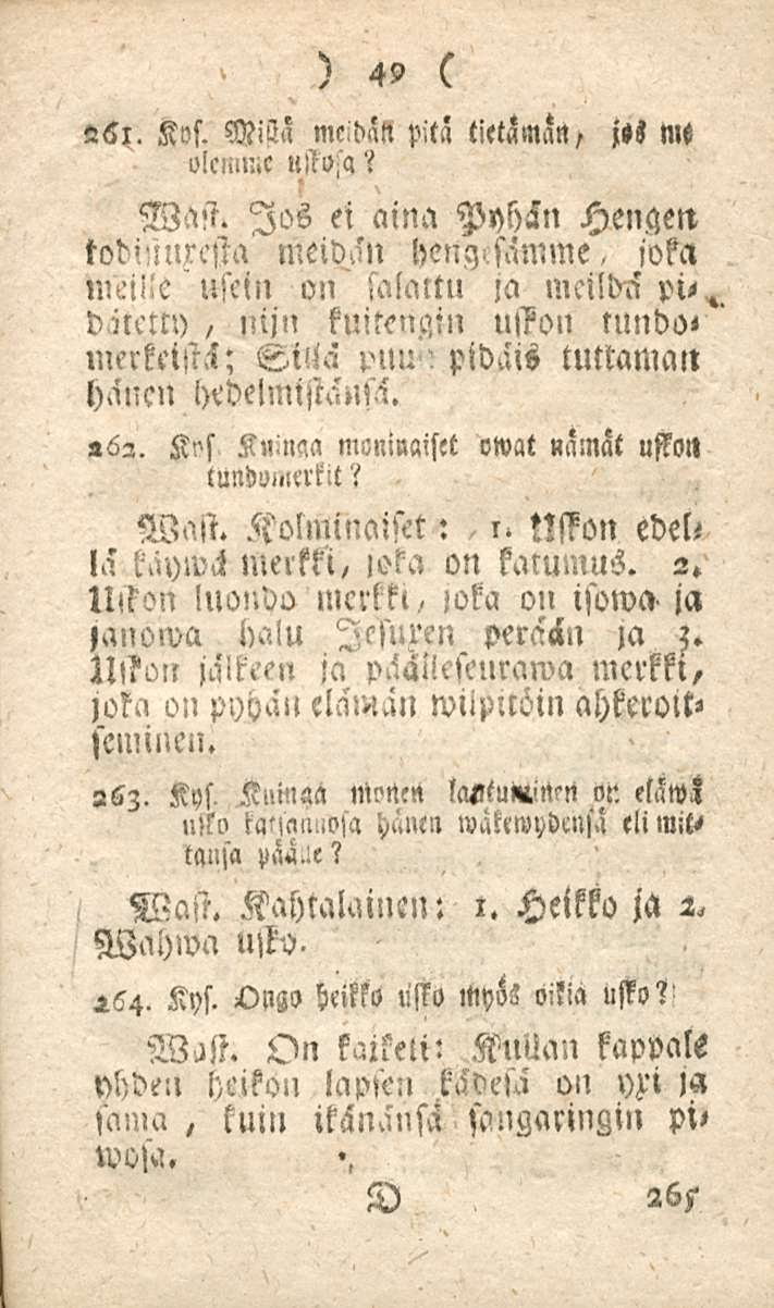 pidäis 49 L6l. Kos. Mistä meidän pitä tietämän, jss M ulcmu.c ust»,q 'i Wast.