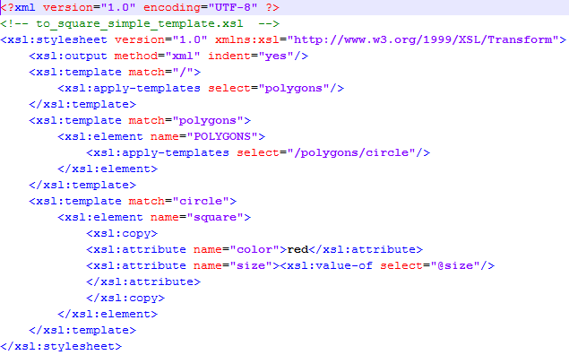 Esimerkki: Template Kuva 1: Lähtödokumentin polygons_doc1.