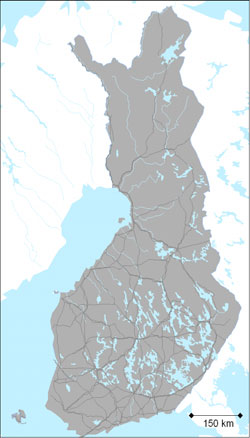 Kuva 1. Etelä-Konneveden kansallispuiston sijainti ja rajaus.
