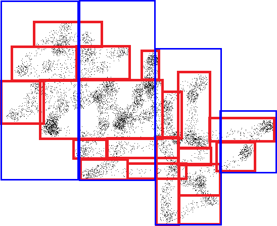 R-trees, example Which restaurants are within 5 km from me?