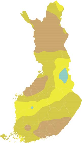 Maaliskuun 13 lämpötila- ja sadekartat yli -4 -...-4-8...- -...-8-12...- -14...-12 alle -14-3...-2-4...-3-5...-4 -...-5-7.