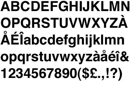 10 Valitsin Helvetic Neue (Kuva 1) kirjasintyypin, koska se erosi leipätekstistä ja pääotsikosta typografisen ulkomuotonsa vuoksi.
