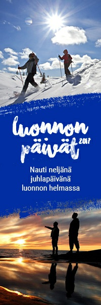 Suomalainen luonto - mikä ihana syy juhlaan! Kun Suomi täyttää 100 - mennään yhdessä luontoon!